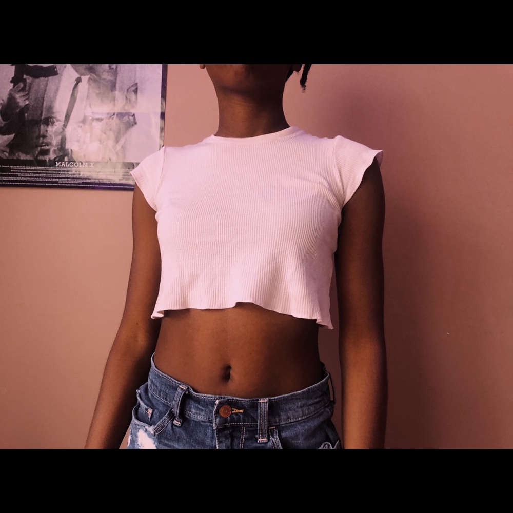 Cropped Pink brandy top